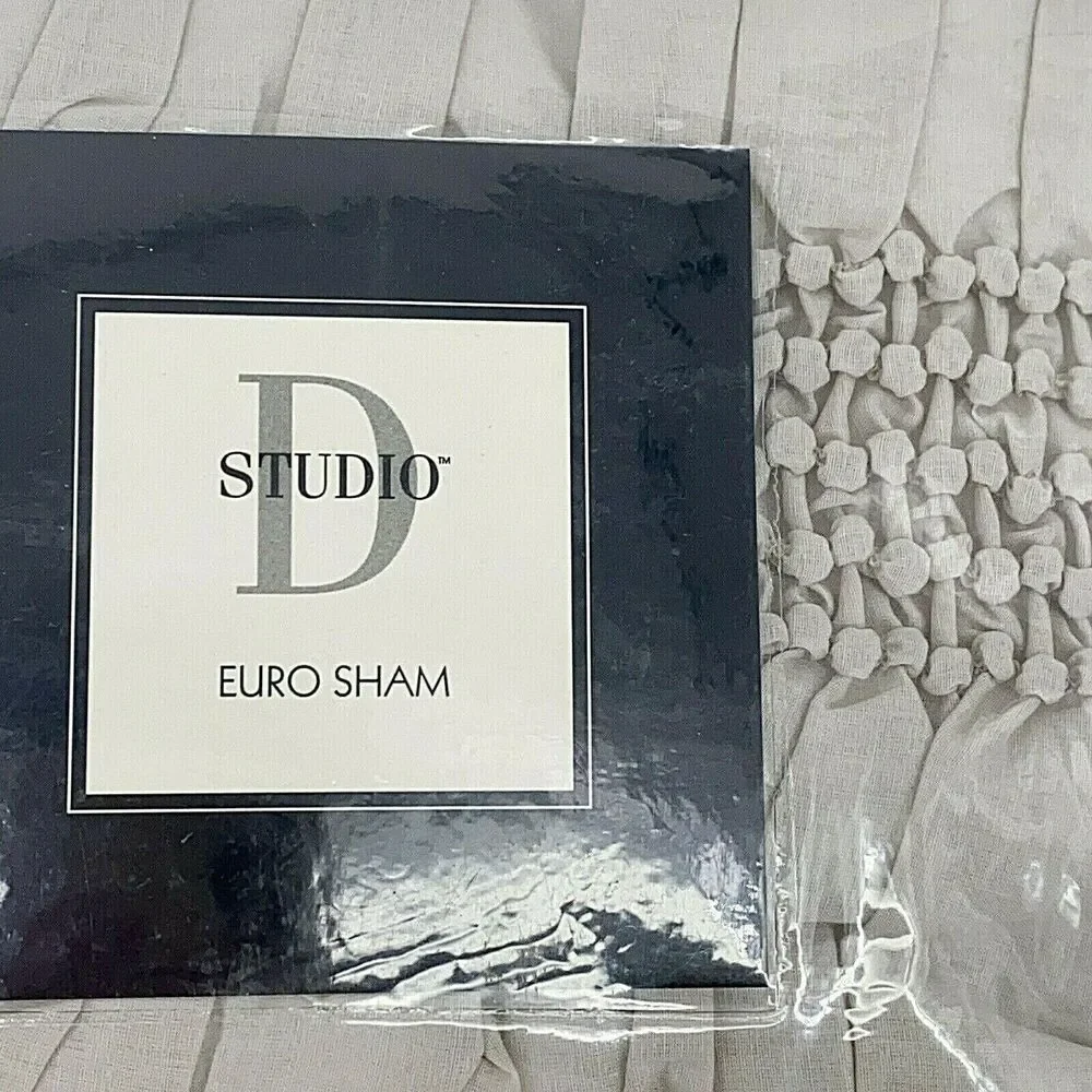 Dillards Studio D Serenade Bedding Collection Light Gray Euro Pillow Sham